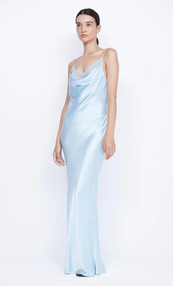 Bec Bridge Maxi Dresses ARABELLA BACKLESS DRESS Dolphin Blue 8211 Women