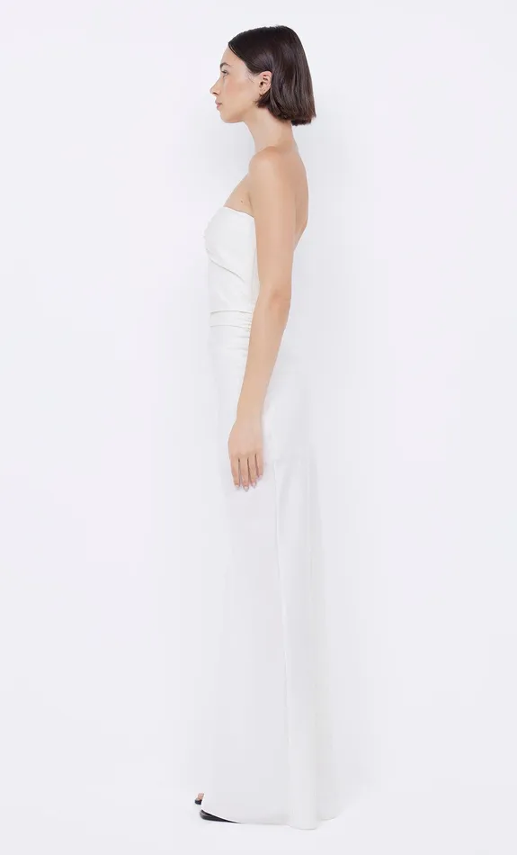 Bec Bridge Maxi Dresses EMILIA STRAPLESS DRESS Ivory 8211 Women