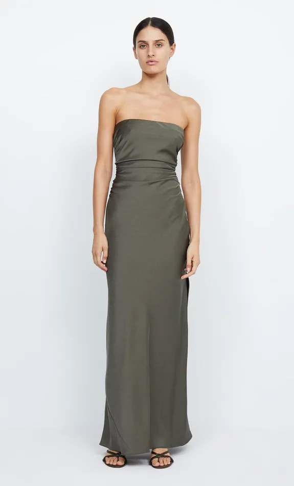 Bec Bridge Maxi Dresses ETERNITY STRAPLESS MAXI Dark Willow 8211 Women