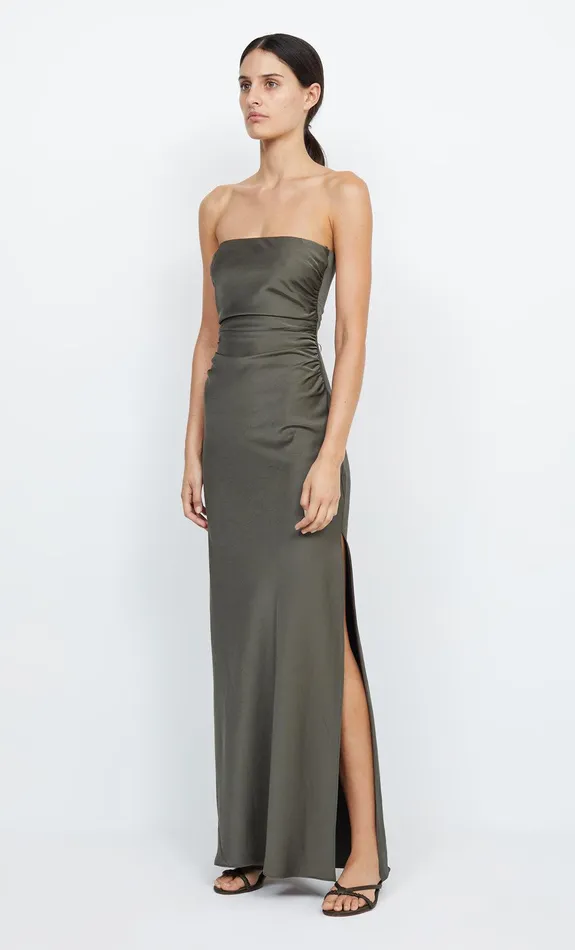 Bec Bridge Maxi Dresses ETERNITY STRAPLESS MAXI Dark Willow 8211 Women