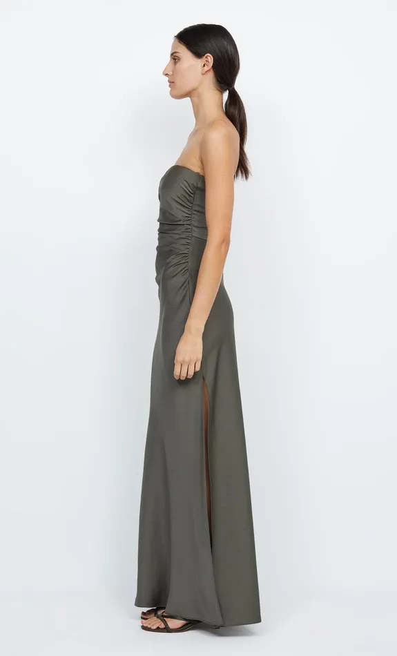 Bec Bridge Maxi Dresses ETERNITY STRAPLESS MAXI Dark Willow 8211 Women
