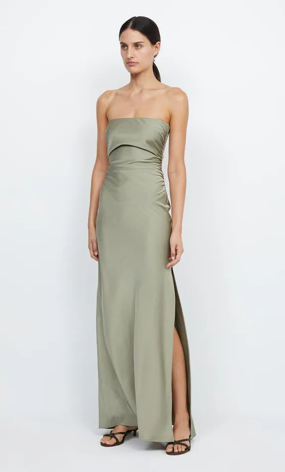 Bec Bridge Maxi Dresses ETERNITY STRAPLESS MAXI Sage 8211 Women