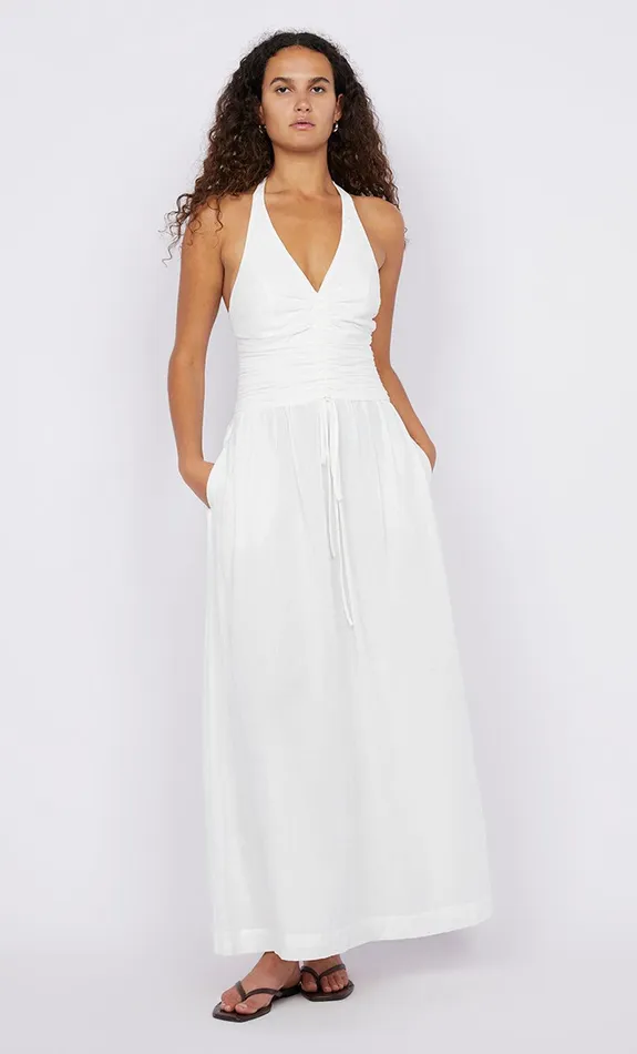 Bec Bridge Maxi Dresses FRANCA HALTER DRESS White 8211 Women