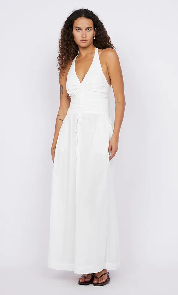 Bec Bridge Maxi Dresses FRANCA HALTER DRESS White 8211 Women