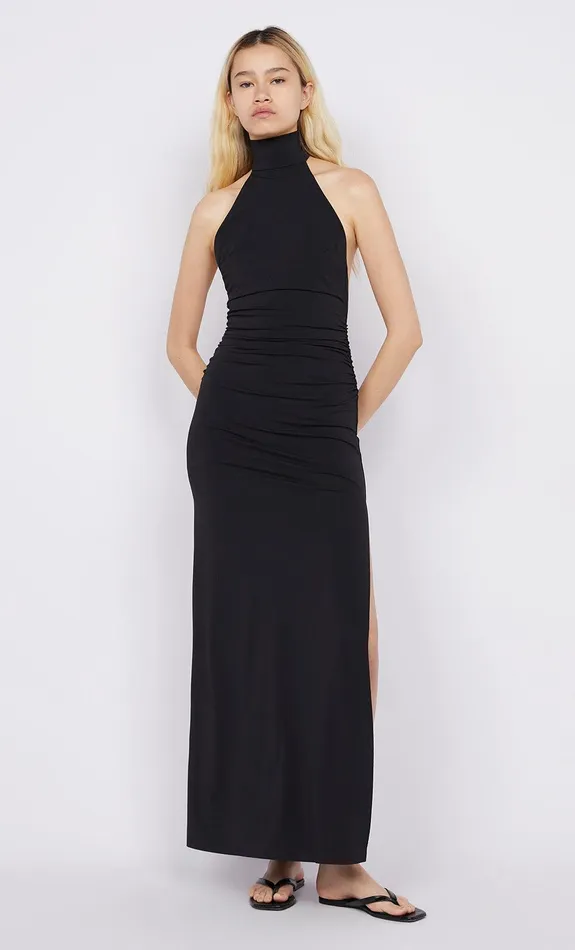 Bec Bridge Maxi Dresses LARSEN RACER DRESS Black 8211 Women