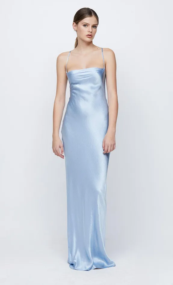 Bec Bridge Maxi Dresses LORELAI TIE MAXI DRESS Sky Blue 8211 Women