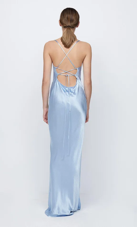 Bec Bridge Maxi Dresses LORELAI TIE MAXI DRESS Sky Blue 8211 Women
