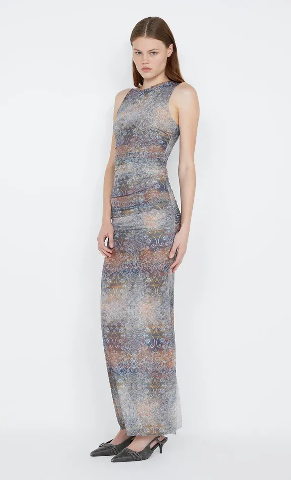Bec Bridge Maxi Dresses MALAYA MAXI DRESS Skyfire Ombre 8211 Women