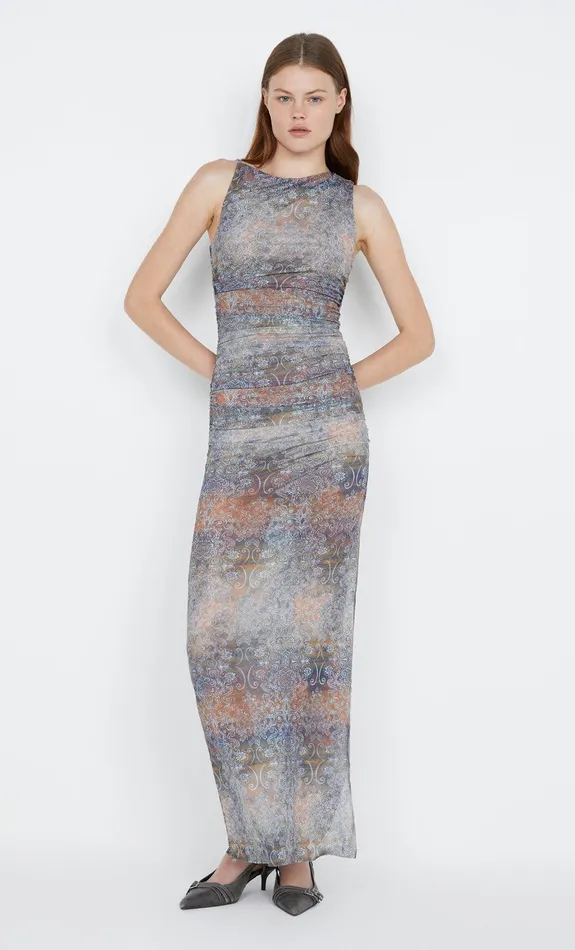 Bec Bridge Maxi Dresses MALAYA MAXI DRESS Skyfire Ombre 8211 Women