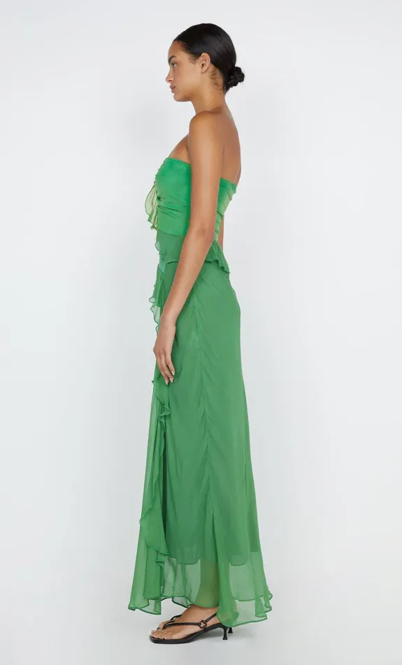 Bec Bridge Maxi Dresses MARESCA STRAPLESS DRESS Green Apple 8211 Women