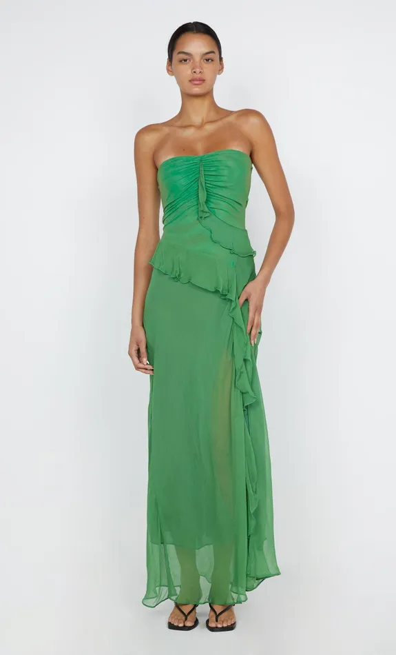 Bec Bridge Maxi Dresses MARESCA STRAPLESS DRESS Green Apple 8211 Women