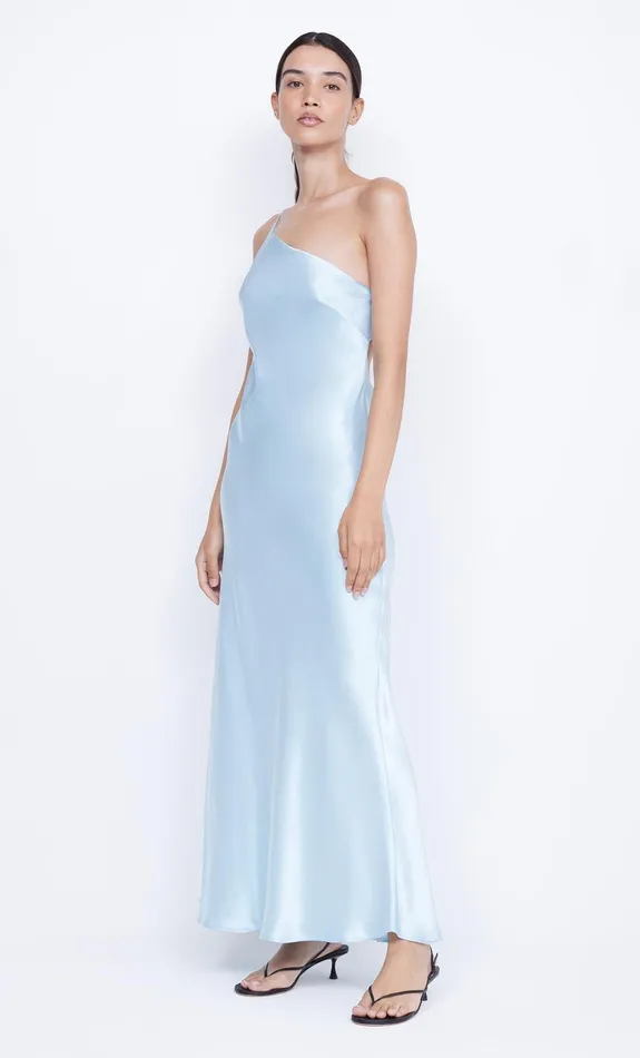Bec Bridge Maxi Dresses MARGAUX ASYM DRESS Dolphin Blue 8211 Women