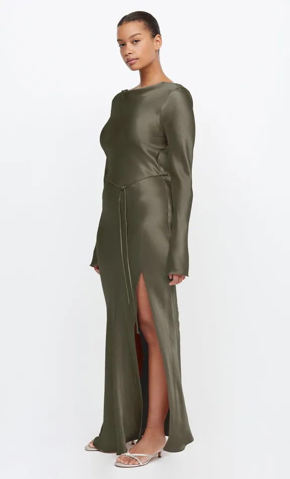 Bec Bridge Maxi Dresses MOON DANCE LONG SLEEVE MAXI DRESS Dark Willow 8211 Women