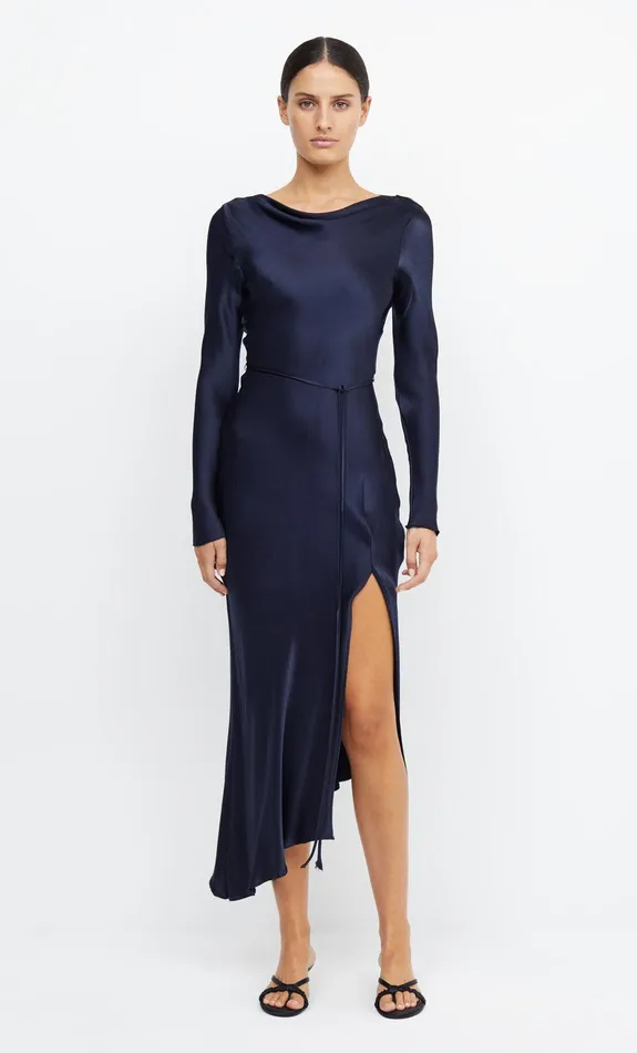Bec Bridge Maxi Dresses MOON DANCE LONG SLEEVE MAXI DRESS Ink 8211 Women