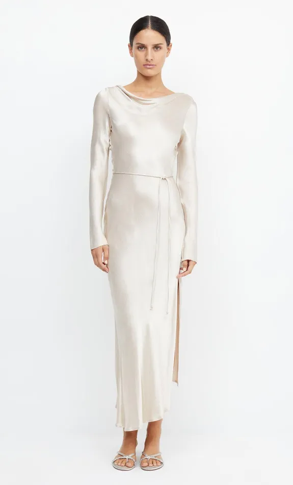 Bec Bridge Maxi Dresses MOON DANCE LONG SLEEVE MAXI DRESS Sand 8211 Women