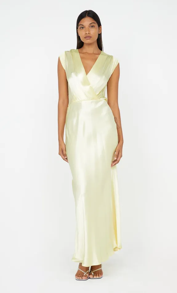 Bec Bridge Maxi Dresses MOON DANCE MAXI DRESS Ice Yellow 8211 Women