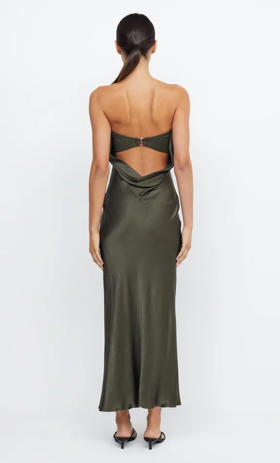Bec Bridge Maxi Dresses MOON DANCE STRAPLESS DRESS Dark Willow 8211 Women