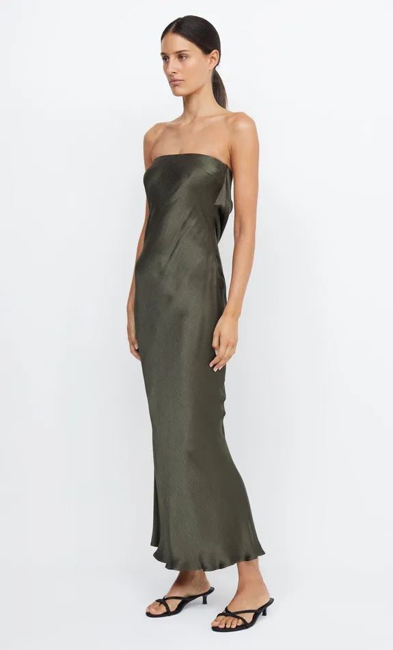 Bec Bridge Maxi Dresses MOON DANCE STRAPLESS DRESS Dark Willow 8211 Women
