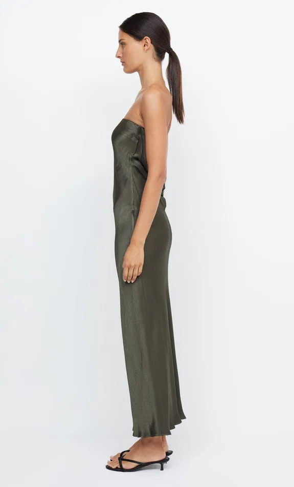 Bec Bridge Maxi Dresses MOON DANCE STRAPLESS DRESS Dark Willow 8211 Women