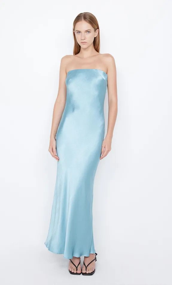Bec Bridge Maxi Dresses MOON DANCE STRAPLESS DRESS Sea Spray 8211 Women