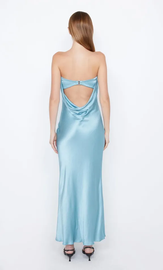 Bec Bridge Maxi Dresses MOON DANCE STRAPLESS DRESS Sea Spray 8211 Women