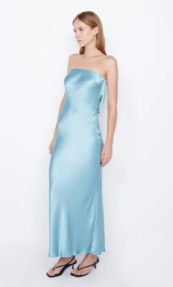 Bec Bridge Maxi Dresses MOON DANCE STRAPLESS DRESS Sea Spray 8211 Women
