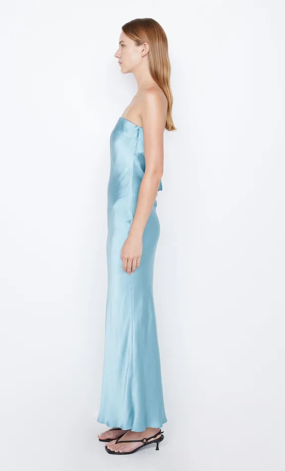 Bec Bridge Maxi Dresses MOON DANCE STRAPLESS DRESS Sea Spray 8211 Women