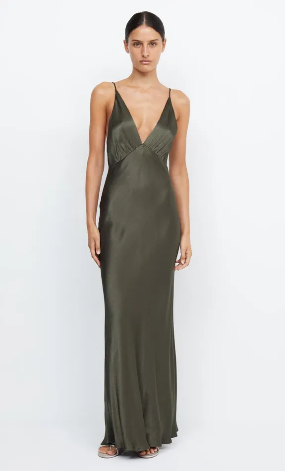 Bec Bridge Maxi Dresses MOON DANCE V MAXI DRESS Dark Willow 8211 Women