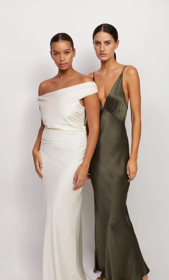 Bec Bridge Maxi Dresses MOON DANCE V MAXI DRESS Dark Willow 8211 Women