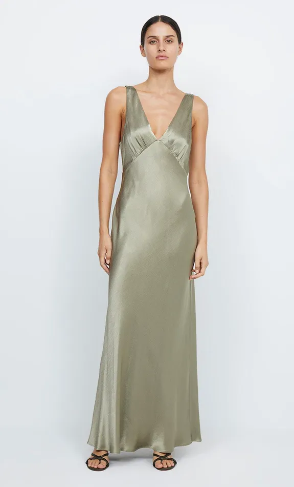 Bec Bridge Maxi Dresses MOON DANCE VERONA DRESS Sage 8211 Women