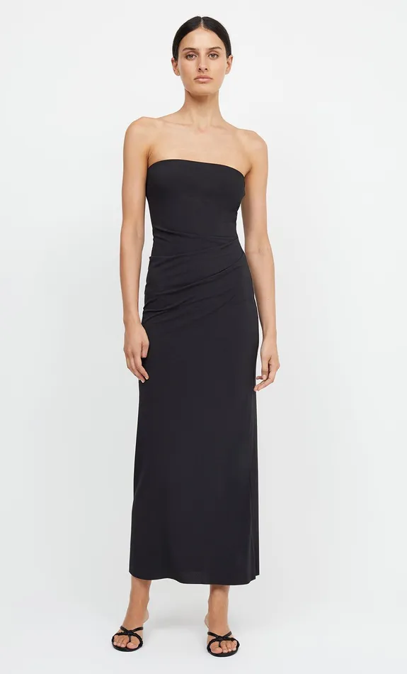 Bec Bridge Maxi Dresses MYLA STRAPLESS DRESS Black 8211 Women