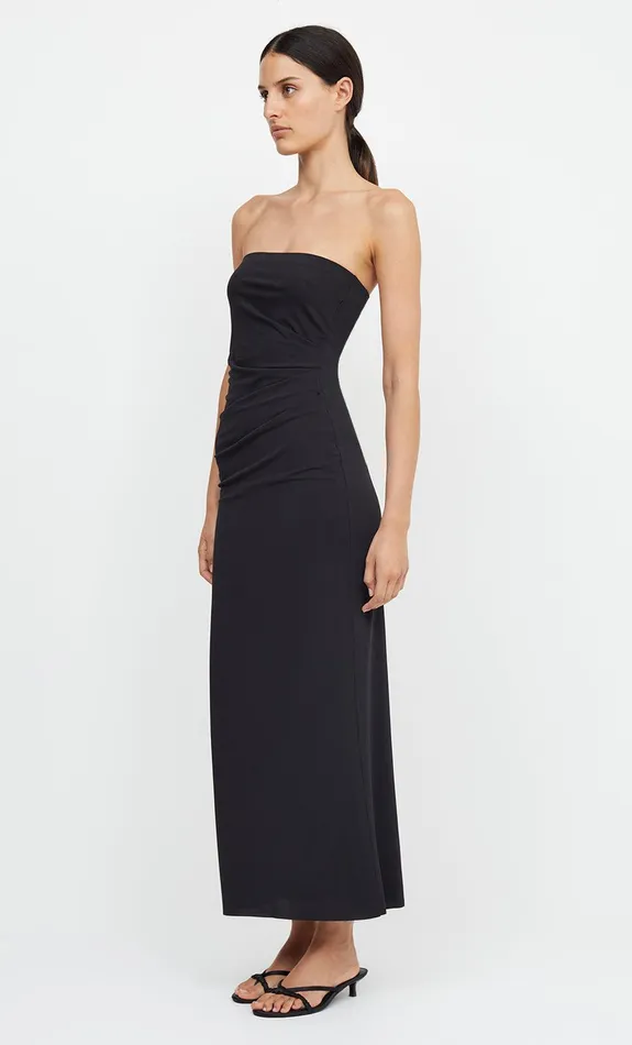 Bec Bridge Maxi Dresses MYLA STRAPLESS DRESS Black 8211 Women