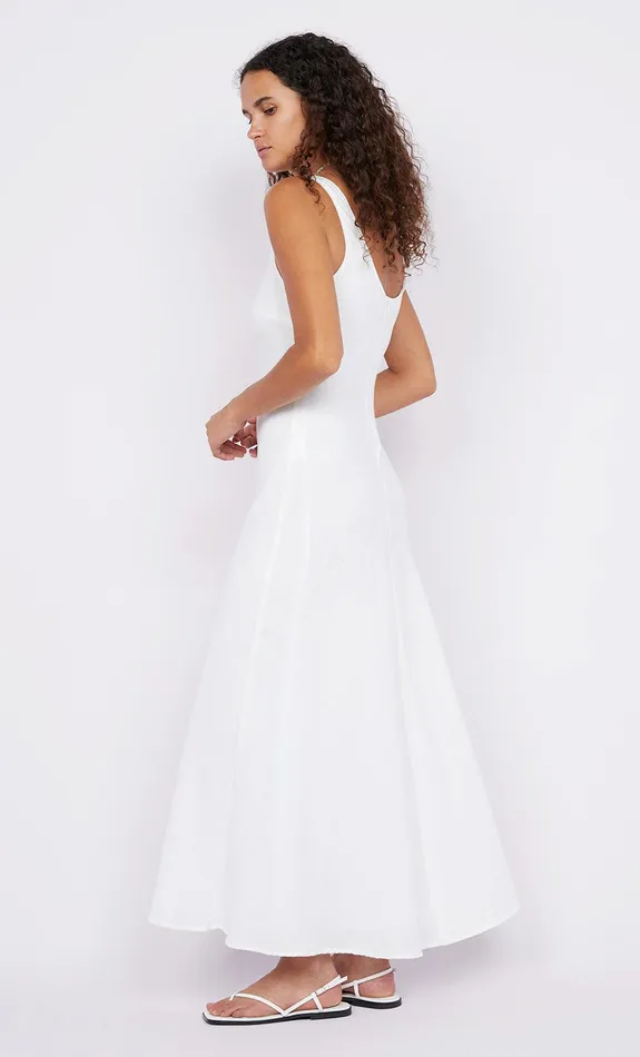 Bec Bridge Maxi Dresses STEFFI SCOOP NECK DRESS White 8211 Women