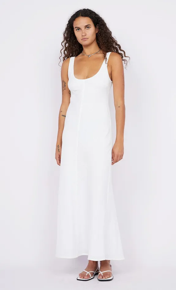 Bec Bridge Maxi Dresses STEFFI SCOOP NECK DRESS White 8211 Women