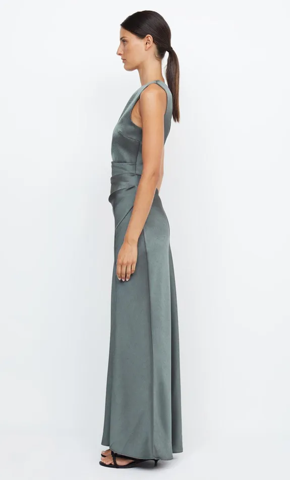 Bec Bridge Maxi Dresses THE DREAMER ASYM DRESS Dark Willow 8211 Women