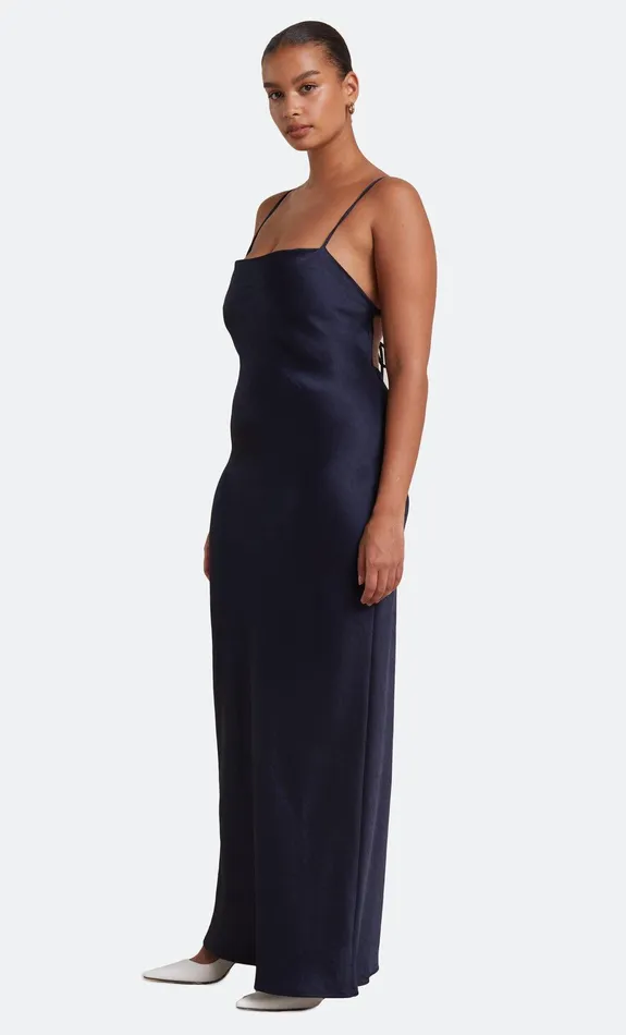 Bec Bridge Maxi Dresses THE DREAMER TIE DRESS Ink 8211 Women