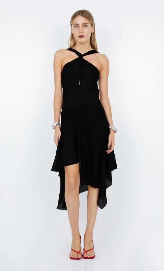 Bec Bridge Midi Dresses AIDA HALTER DRESS Black 8211 Women