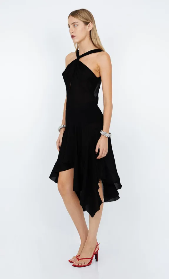 Bec Bridge Midi Dresses AIDA HALTER DRESS Black 8211 Women