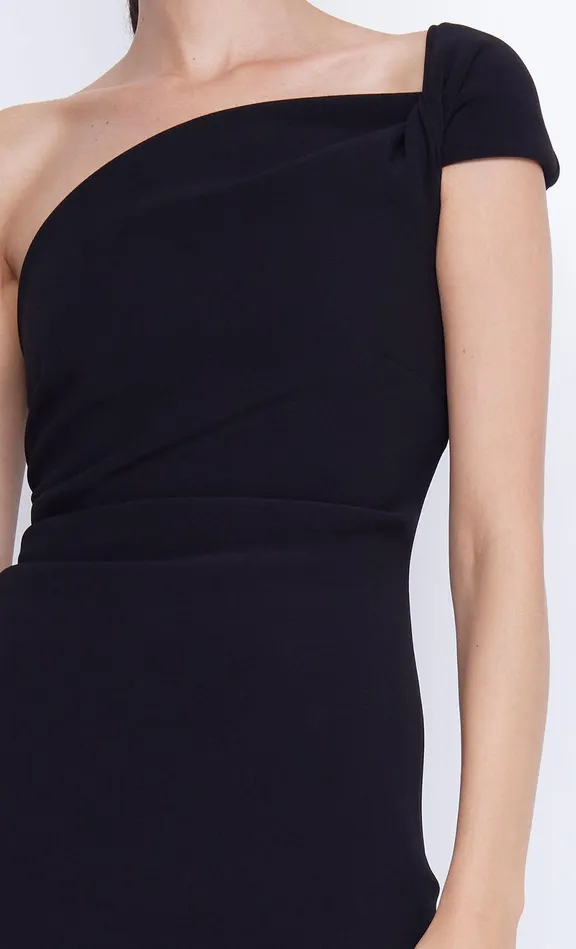 Bec Bridge Midi Dresses ELEA ASYM MIDI DRESS Black 8211 Women