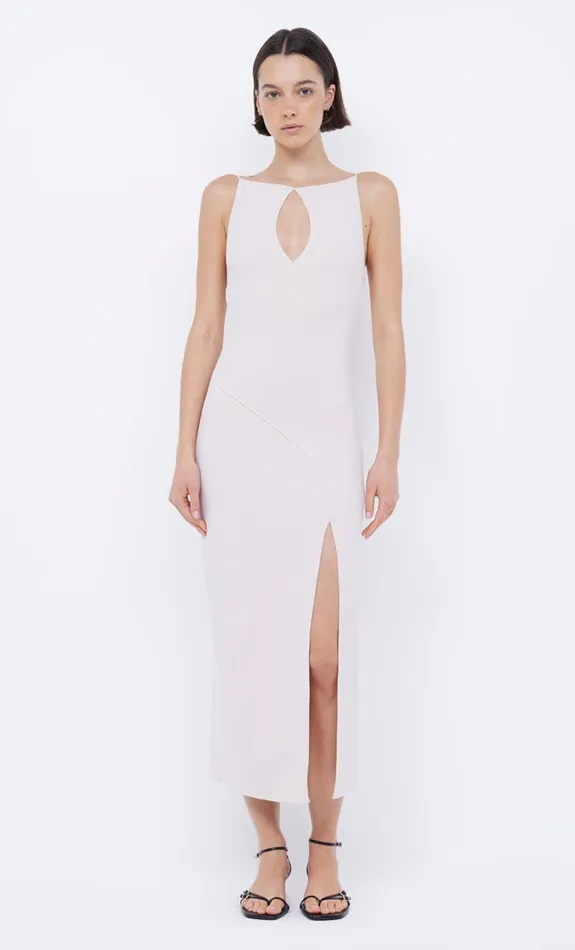 Bec Bridge Midi Dresses MARIELLE SPLIT DRESS Vanilla Bean 8211 Women