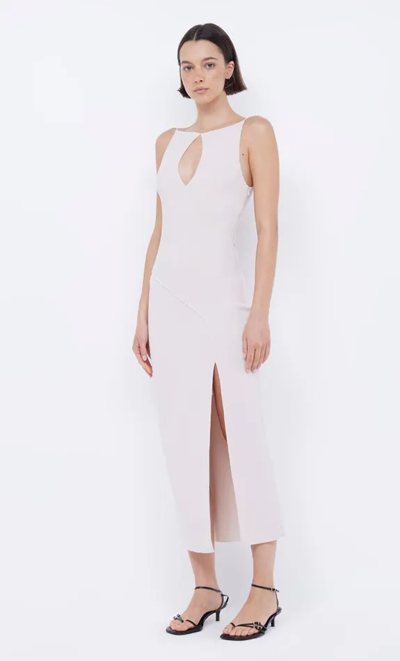 Bec Bridge Midi Dresses MARIELLE SPLIT DRESS Vanilla Bean 8211 Women
