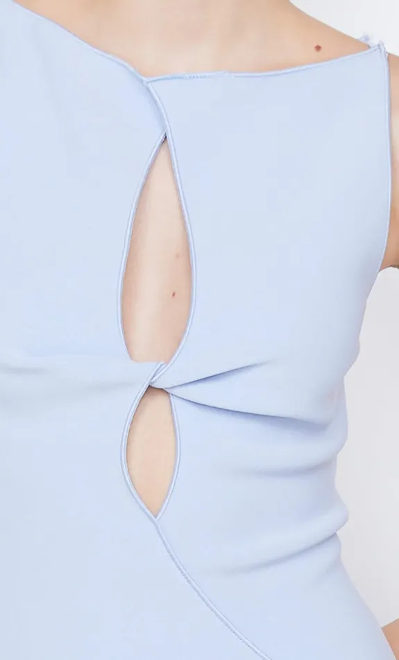 Bec Bridge Mini Dresses ODEYA MINI DRESS Periwinkle Blue 8211 Women