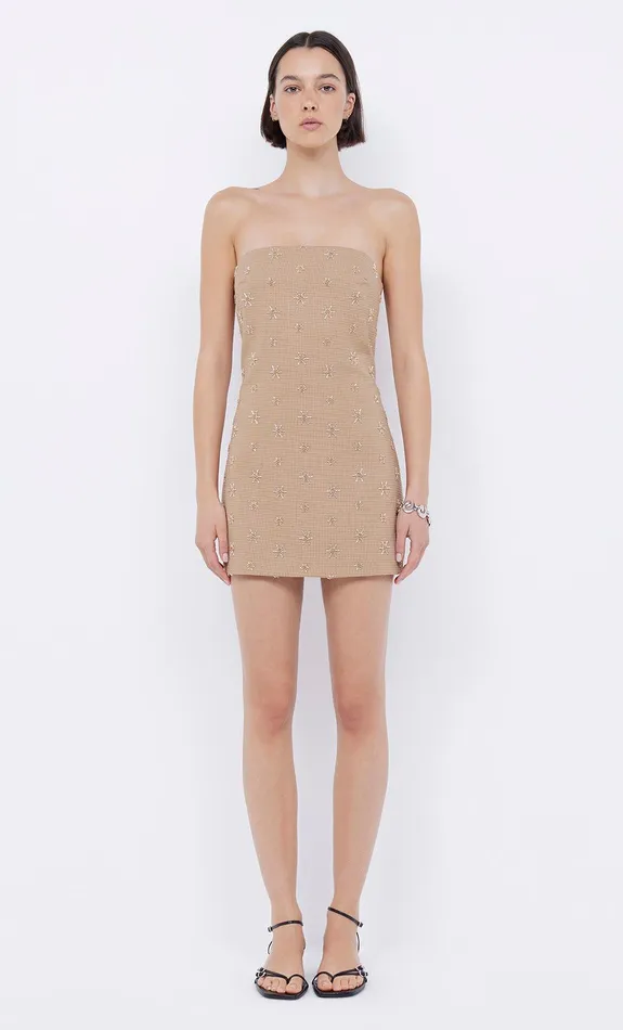 Bec Bridge Mini Dresses SUNSEEKER MINI DRESS Golden 8211 Women