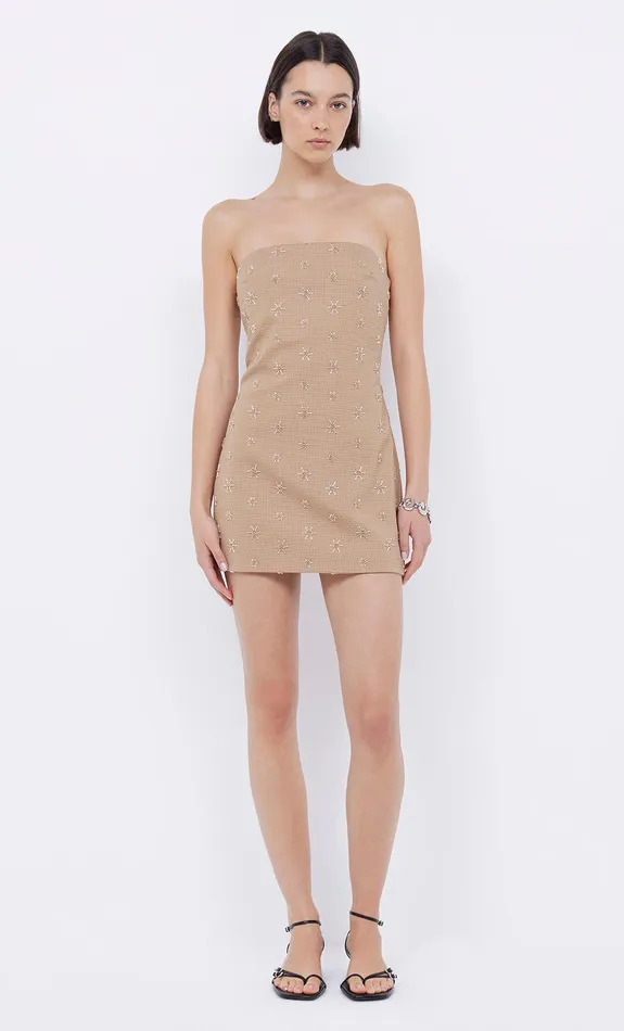 Bec Bridge Mini Dresses SUNSEEKER MINI DRESS Golden 8211 Women
