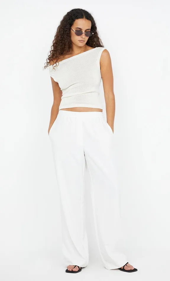 Bec Bridge Pants NINAH DRAWSTRING PANT White 8211 Women