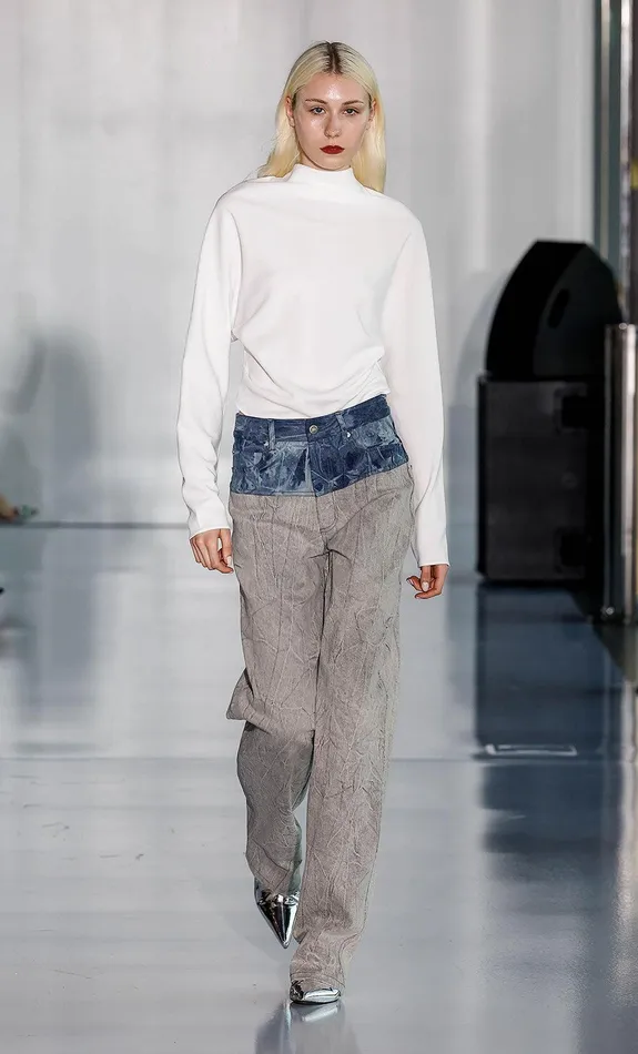 Bec Bridge Pants ZAVIER CONTRAST JEAN Stonewash Dis Indigo 8211 Women