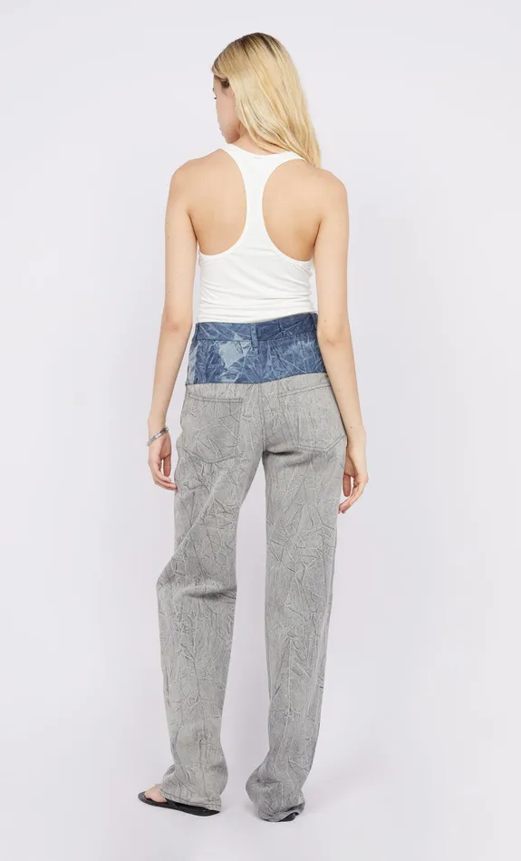 Bec Bridge Pants ZAVIER CONTRAST JEAN Stonewash Dis Indigo 8211 Women
