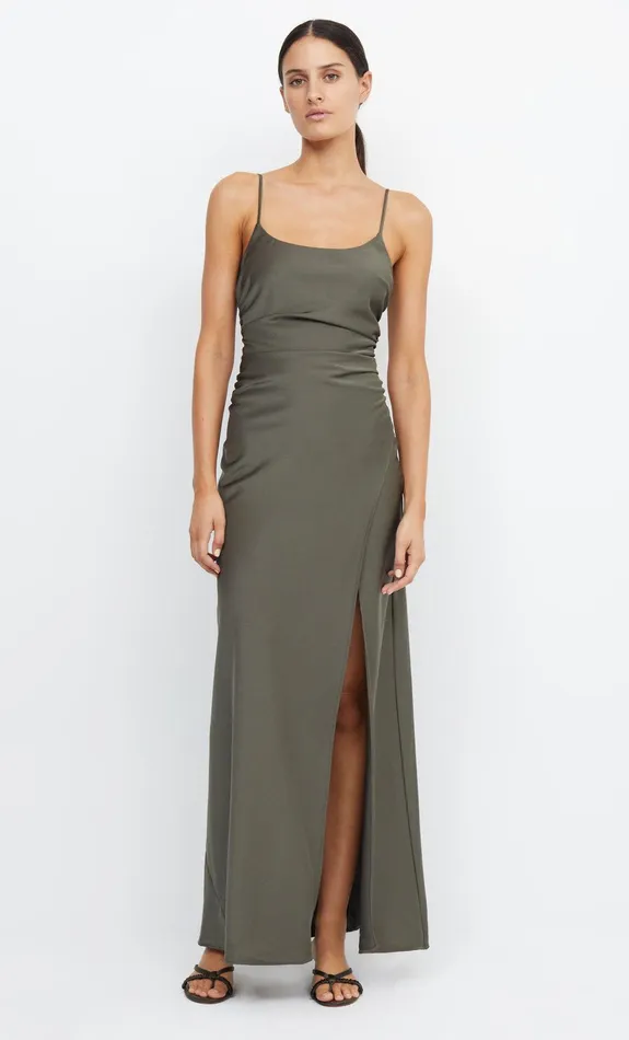 Bec Bridge Prom Dresses ETERNITY SCOOP MAXI DRESS Dark Willow 8211 Women