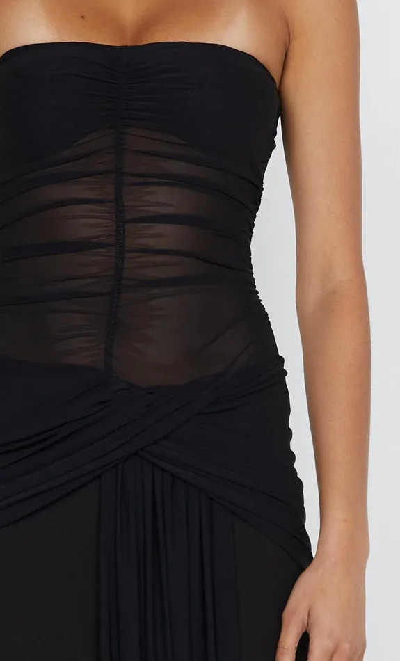 Bec Bridge Prom Dresses NOEMI STRAPLESS DRESS Black 8211 Women