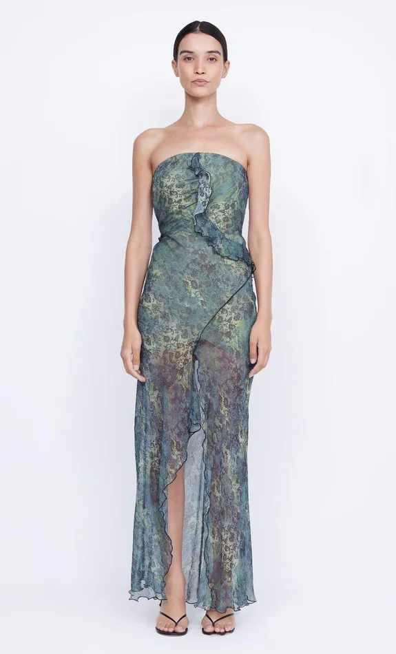 Bec Bridge Prom Dresses OPAL STRAPLESS MAXI DRESS Nouveau Bleue 8211 Women